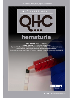 Qué Hacer Con... Hematuria
